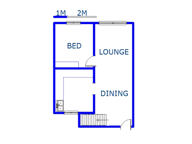 Floor plan of the property in Sea View