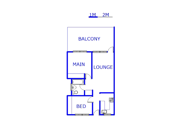 Floor plan of the property in Horison