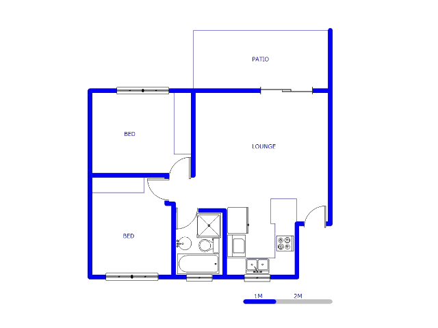 Floor plan of the property in Helikon Park