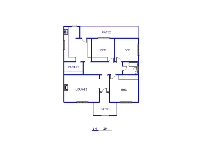 Floor plan of the property in Randgate