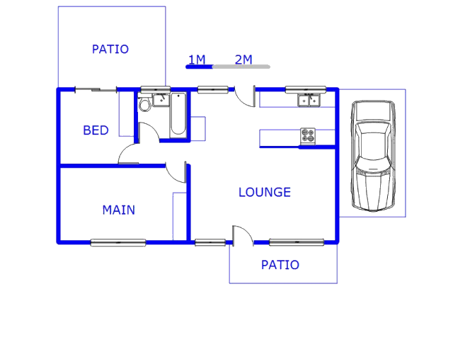 Floor plan of the property in Cleland