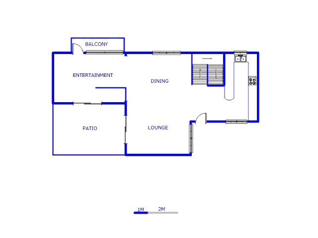 Floor plan of the property in Corlett Gardens