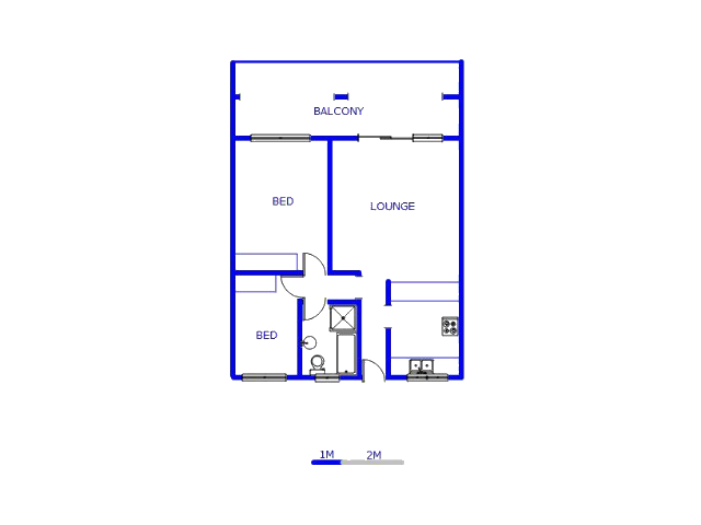 Floor plan of the property in Florida