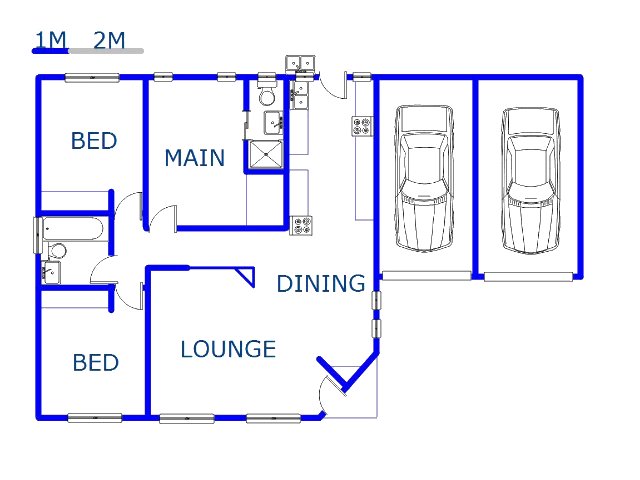 Floor plan of the property in Avoca