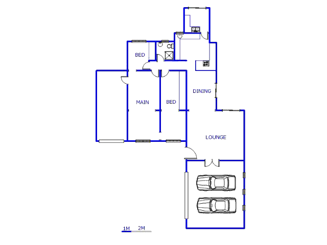 Floor plan of the property in Belthorn Estate