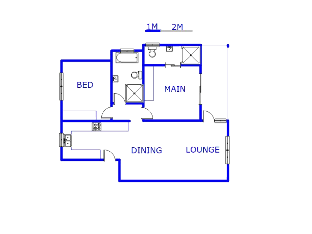 Floor plan of the property in Greenstone Hill