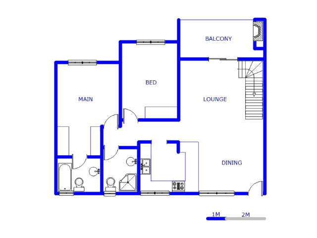 Floor plan of the property in Country View