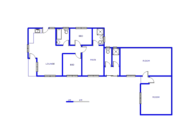 Floor plan of the property in Delmore Park