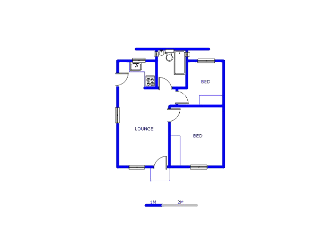 Floor plan of the property in Orion Park