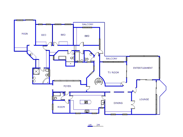 Floor plan of the property in Killarney