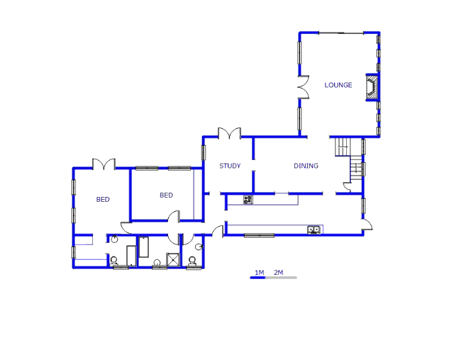 Floor plan of the property in Hazeldene
