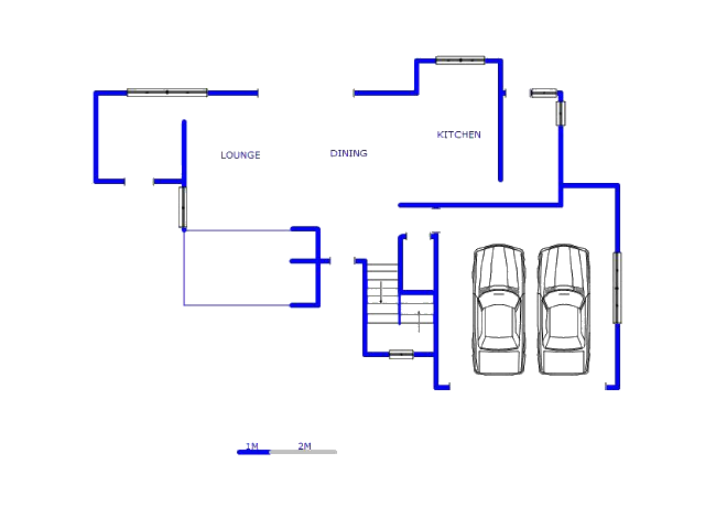 Floor plan of the property in Hartbeespoort