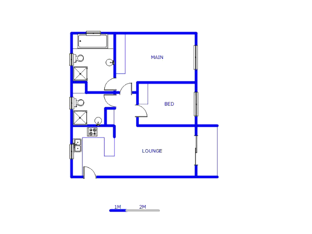 Floor plan of the property in Needwood