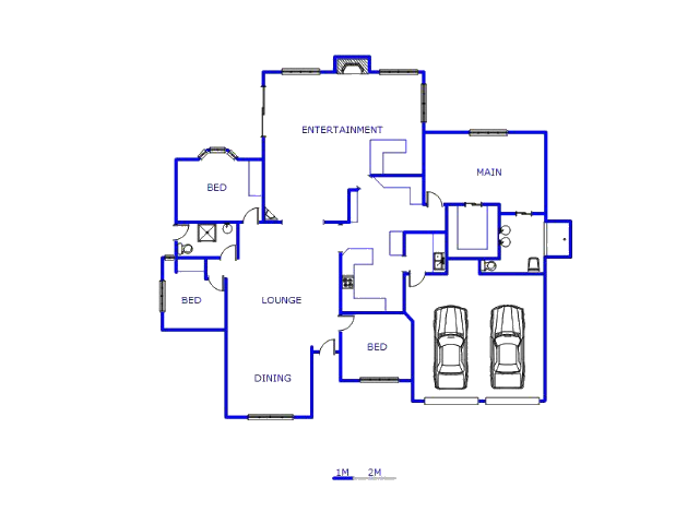 Floor plan of the property in Little Falls