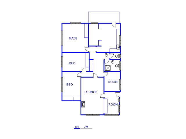 Floor plan of the property in Proclamation Hill