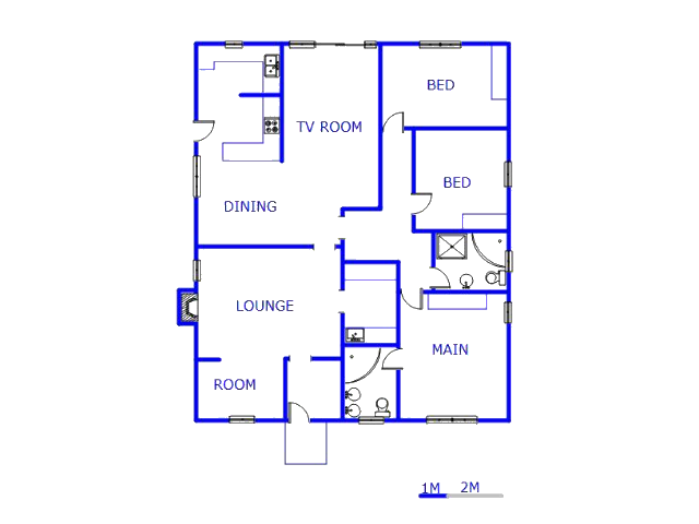 Floor plan of the property in Brooklyn