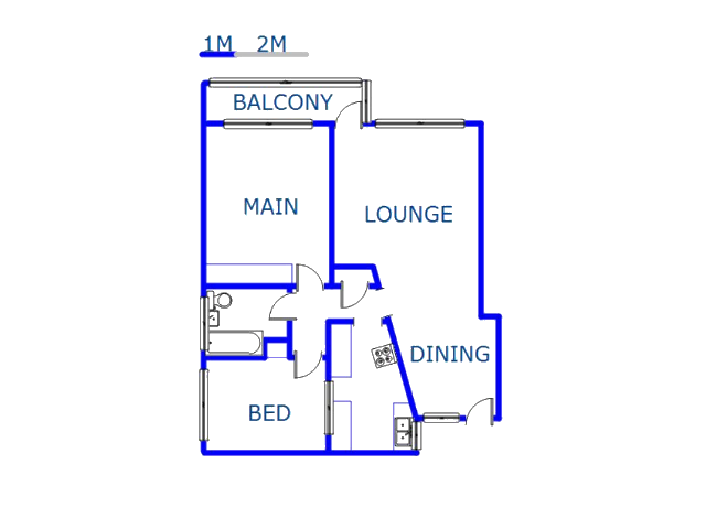 Floor plan of the property in Linmeyer