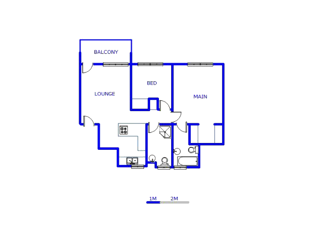 Floor plan of the property in Sundowner