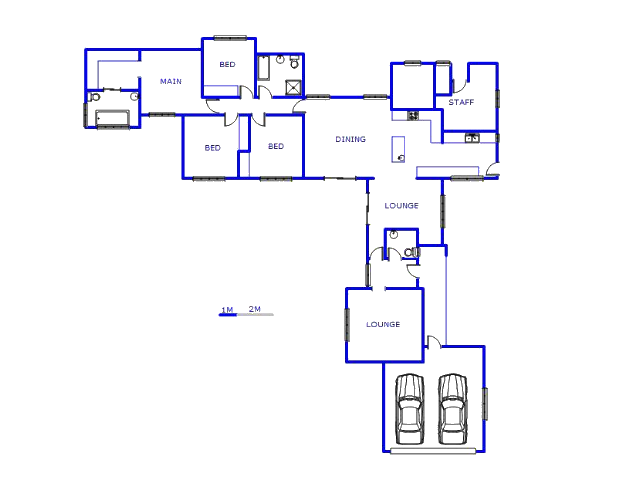 Floor plan of the property in Osummit
