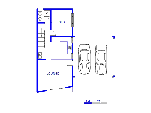 Floor plan of the property in Jackaroo Park
