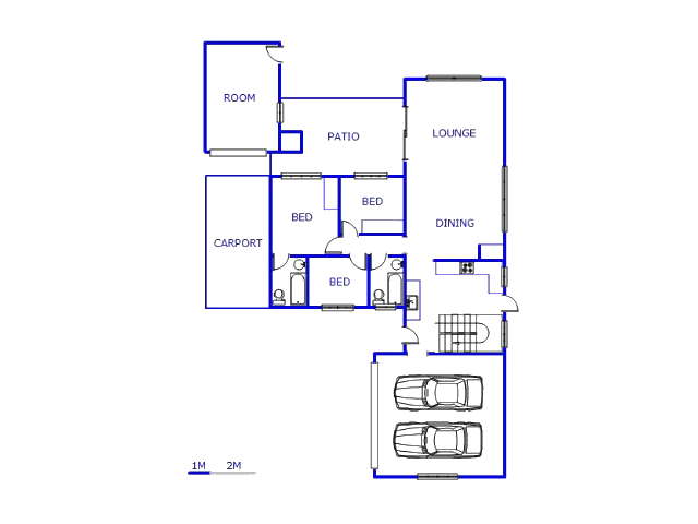 Floor plan of the property in The Orchards