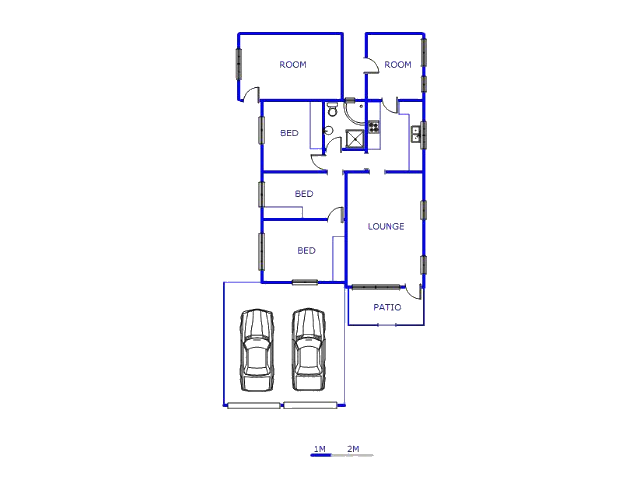 Floor plan of the property in Glenesk