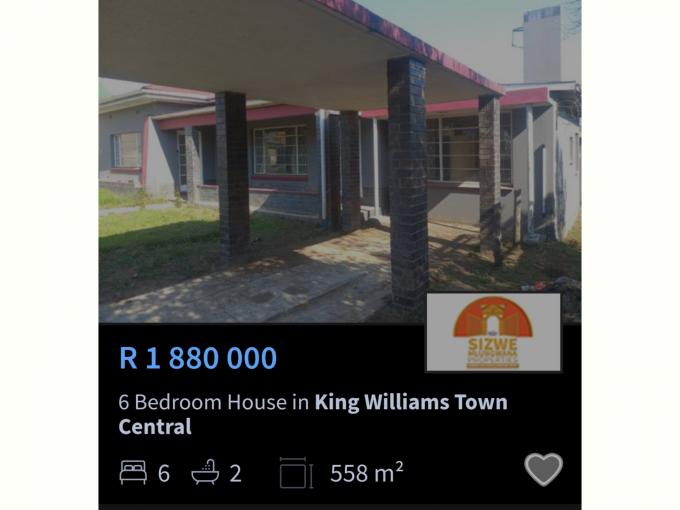 6 Bedroom House for Sale For Sale in King Williams Town - MR590183