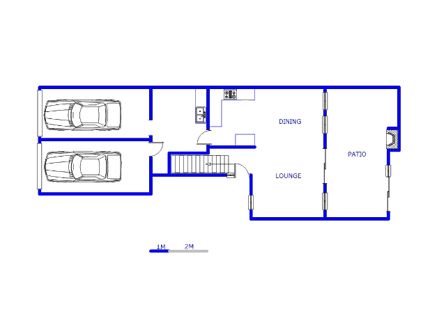 Floor plan of the property in Elarduspark