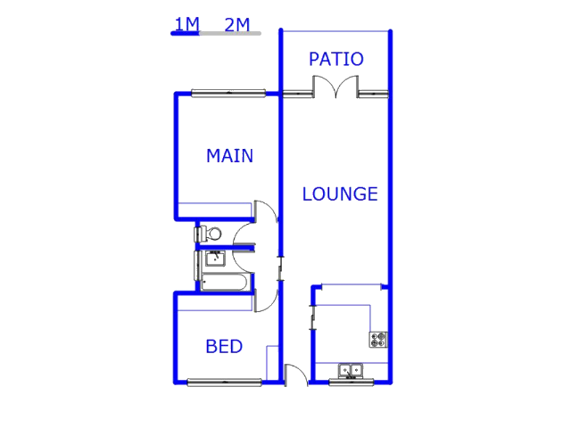 Floor plan of the property in Scottsville PMB