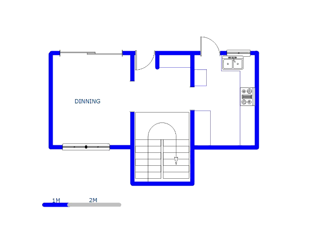 Floor plan of the property in Sunnyrock