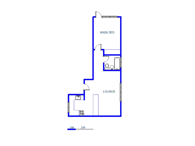 Floor plan of the property in Windsor West