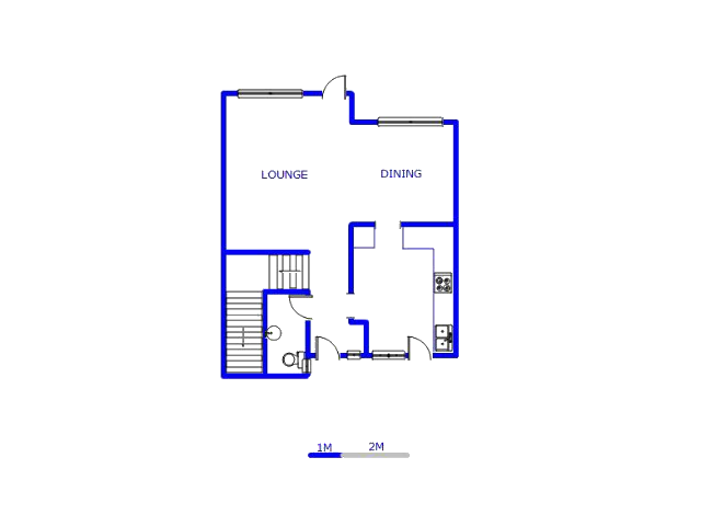 Floor plan of the property in Birchleigh