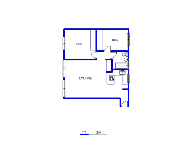 Floor plan of the property in Alan Manor