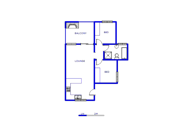 Floor plan of the property in Eveleigh