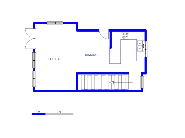 Floor plan of the property in Broadacres