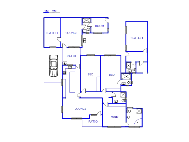 Floor plan of the property in Crosby