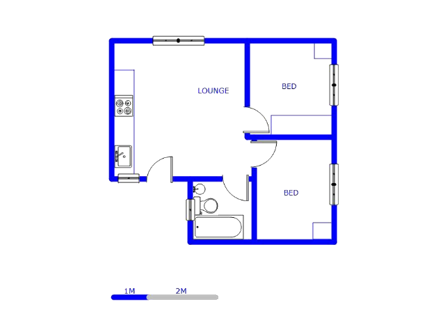Ground Floor - 38m2 of property for sale in Fleurhof