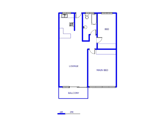 Floor plan of the property in Florida