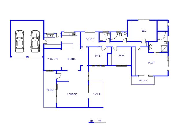 Floor plan of the property in Birch Acres