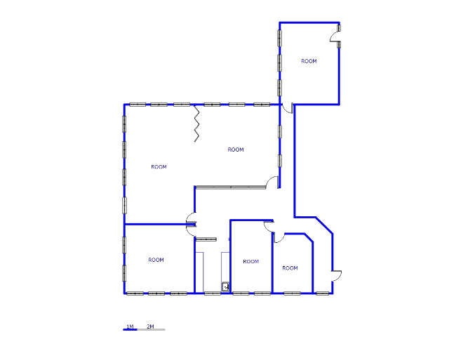 Floor plan of the property in Halfway House