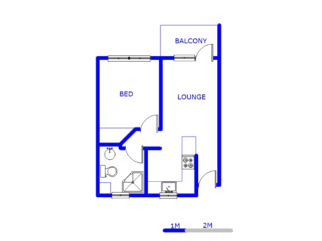 Floor plan of the property in Horison View