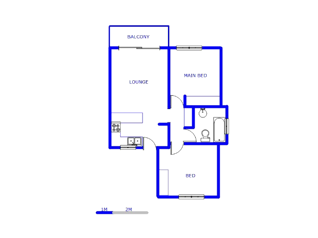 Floor plan of the property in Honey Park