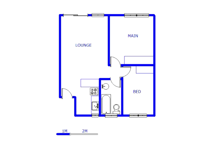 Floor plan of the property in Willow Park Manor