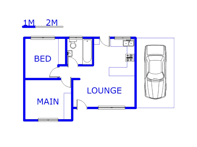 Floor plan of the property in Lincoln Meade
