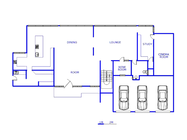 Floor plan of the property in Muckleneuk