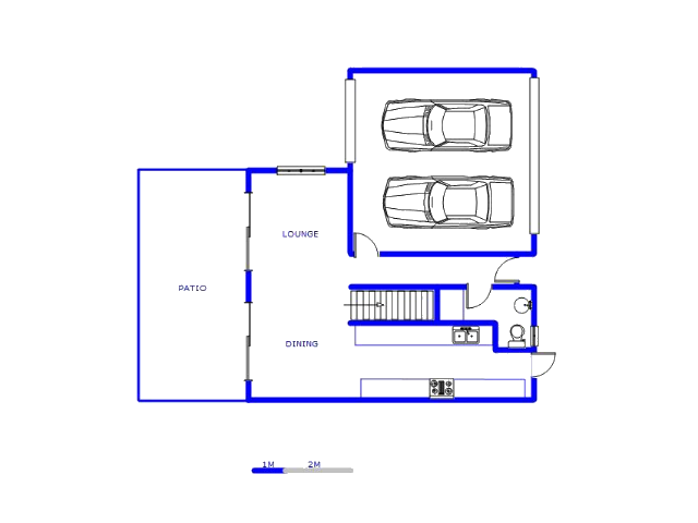Floor plan of the property in Linden