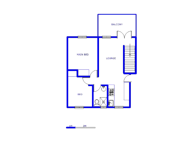 Floor plan of the property in Jukskei Park
