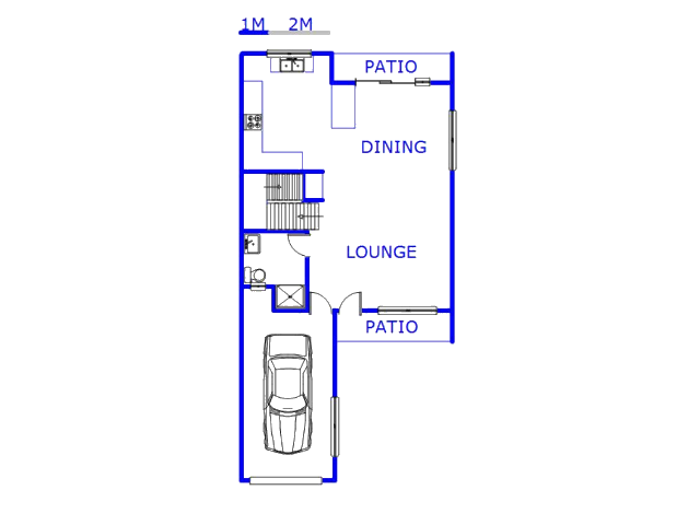 Floor plan of the property in Tongaat