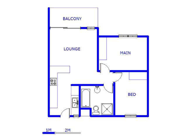 Floor plan of the property in Amberfield