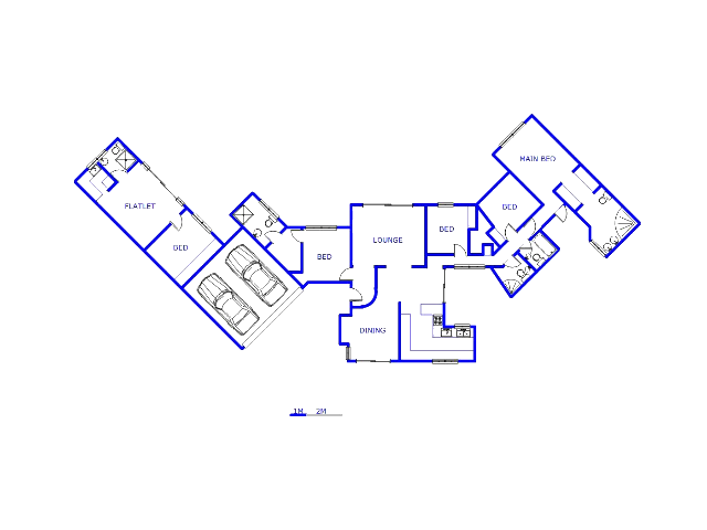 Floor plan of the property in Strydompark